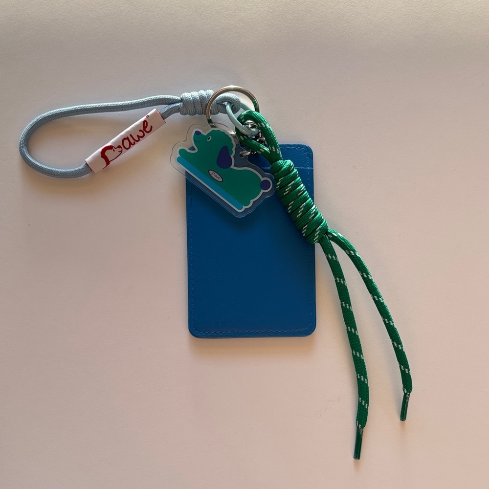 💚🐶 Handmade Pawe® Dog Cardholder & Keychain